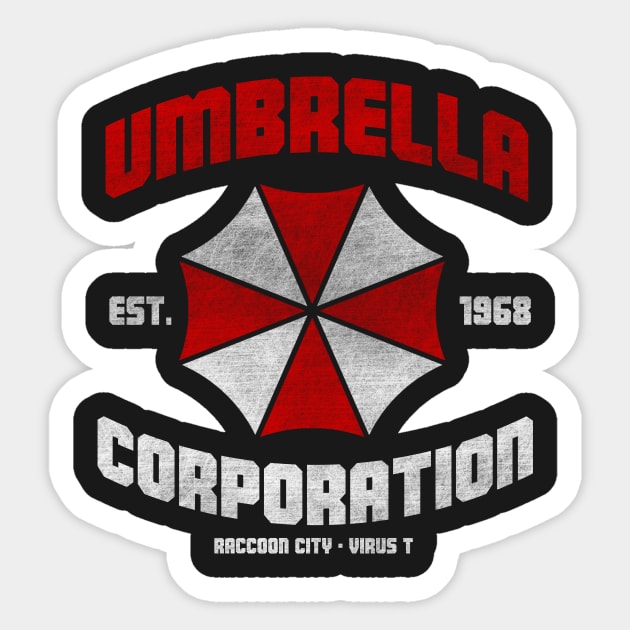 Umbrella Corp Sticker by Melonseta